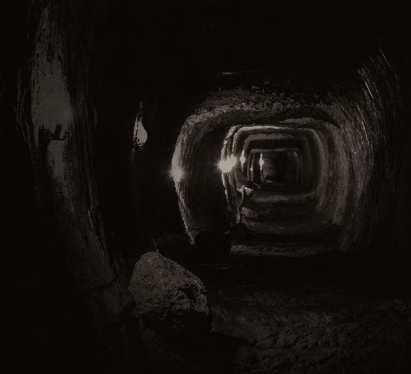 Long tunnel going underground